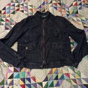 BUM equipment denim jacket women's XL